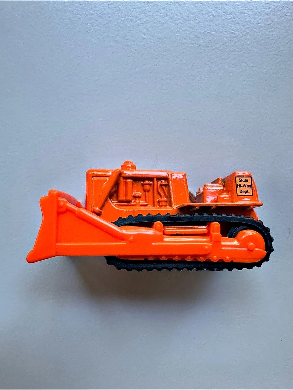 Tonka State Hi-Way Dept. Bulldozer Orange Construction Vehicle